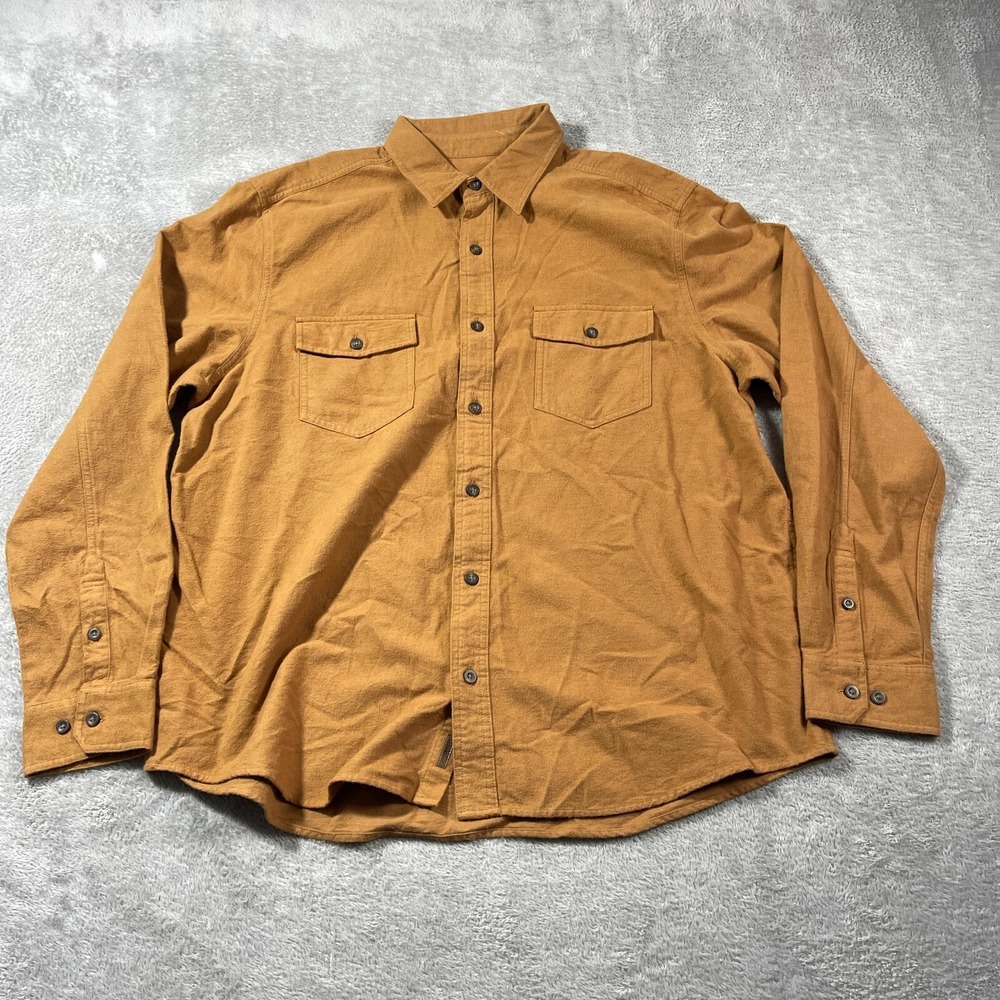 Eddie Bauer Classic Fit Shirt Men's XL Brown‎ Barn Dadcore Grandpa Cowboy Earthy